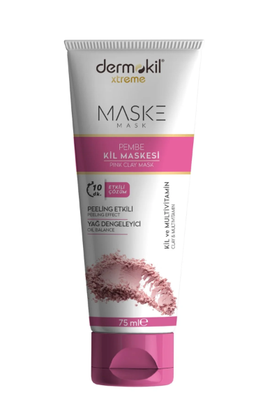 Dermokil Pink Clay Mask Sebum Balancing Formula 75 ml