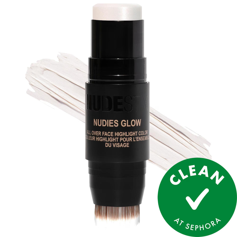 Nudestix Nudies Glow Cream Highlighter Stick - Dewy, Vegan, & Multi-Use for Natural Glowing Skin Nudestix Cream Highlighter - Dewy Glow, Vegan & Cruelty-Free cream highlighter stick, vegan highlighter, cruelty-free highlighter, hypoallergenic makeup, dewy skin highlighter, natural glow makeup, multi-use highlighter, fragrance free highlighter, highlighter, cream highlighter, vegan makeup, cruelty-free makeup, hypoallergenic highlighter, dewy highlighter, natural glow, multi-use makeup, fragrance-free makeup
