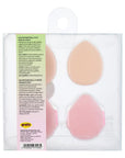 Eklips Rubycell Makeup Sponge Puff Set 4-Pack