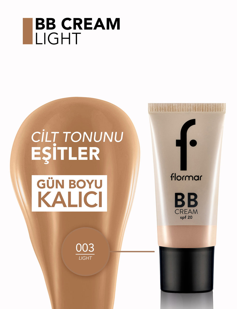 Flormar Semi-Dewy SPF20 BB Cream for Even Skin Tone