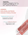 Pastel Plump Up Extra Hydrating Plumping Gloss 208 - Vegan Formula | 0.18 oz