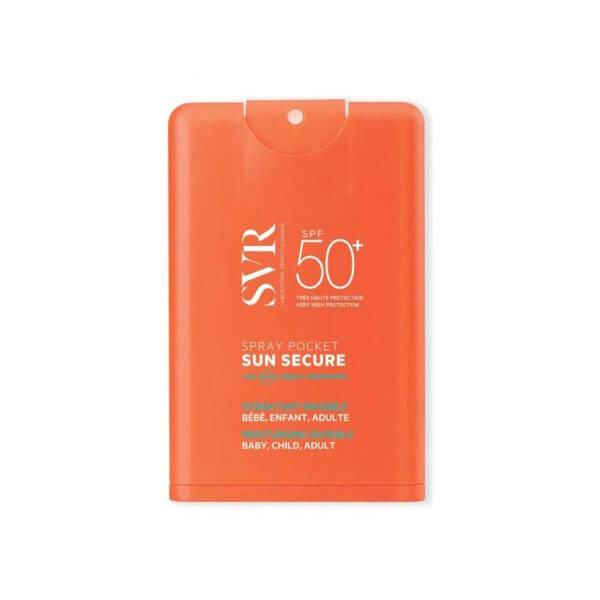 SVR Sun Secure Cep Spreyi SPF50+ Sunscreen Spray for Babies, Children, and Adults - UVA-UVB Protection, Transparent Formula SVR SPF50+ Sunscreen Spray - UVA-UVB Protection Sunscreen spray, SPF50+, UVA-UVB protection, Sunscreen for babies and children, Transparent sunscreen, Sun protection, Family sunscreen, Outdoor protection, Skin care, Sun care, Baby skincare, Children's sunscreen, Adult sunscreen, Non-greasy sunscreen, Water-resistant sunscreen, Cosmetic spray, Dermatologically tested, Chemical sunscreen