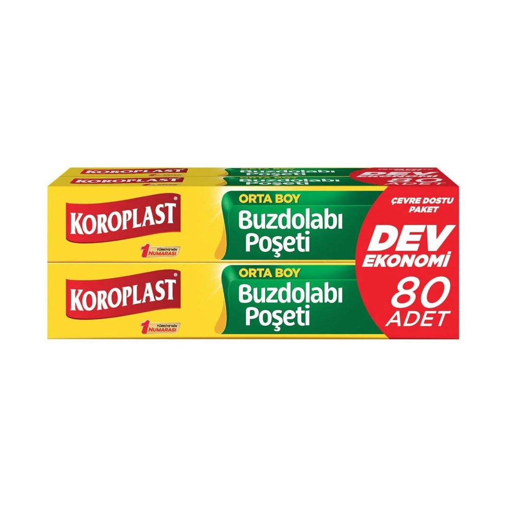 Koroplast Medium 3-in-1 Food Storage Bags 80 Count