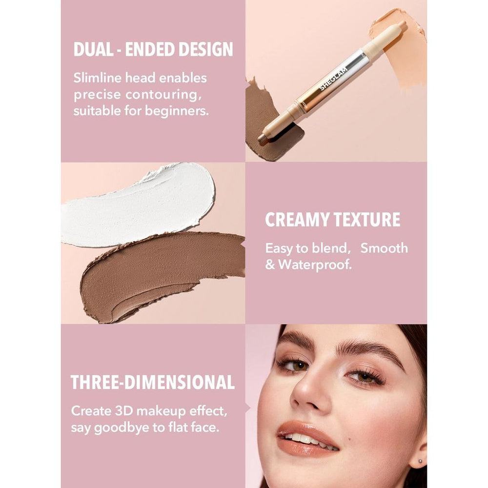 Sheglam Fine Line 2 In 1 Nose Pen Blush 01 Buff