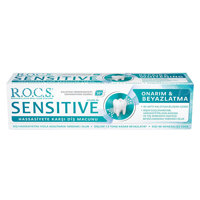 R.O.C.S. Sensitive Repair & Whitening Toothpaste - 75 ml - image 6