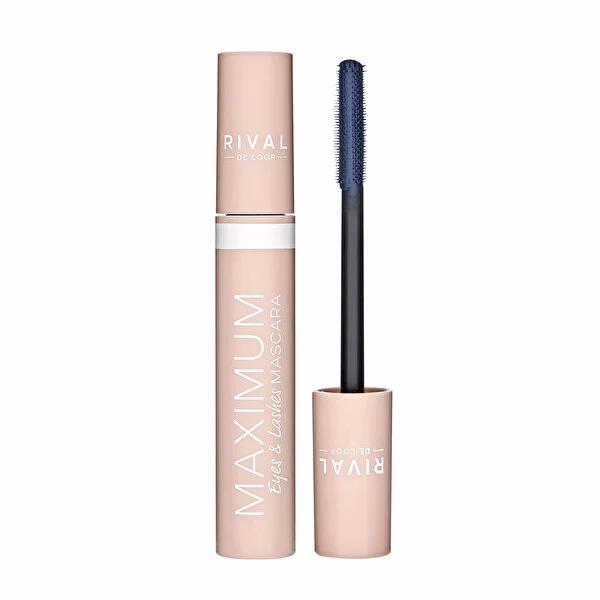 Rival de Loop Maximum Eyes &amp; Lashes Mascara No.02 Mavi - Enhance Your Lashes with Precision Rival de Loop Mascara for Longer, Thicker Lashes Rival de Loop Mascara, Maximum Eyes &amp; Lashes, Mascara for enhancing eyelashes, Cosmetic product for eye makeup, Mascara with unique brush structure, Eye makeup, Cosmetics, Makeup essentials, Beauty products, Eyelash enhancement, Clump-free mascara, Portable makeup, Rival de Loop cosmetics