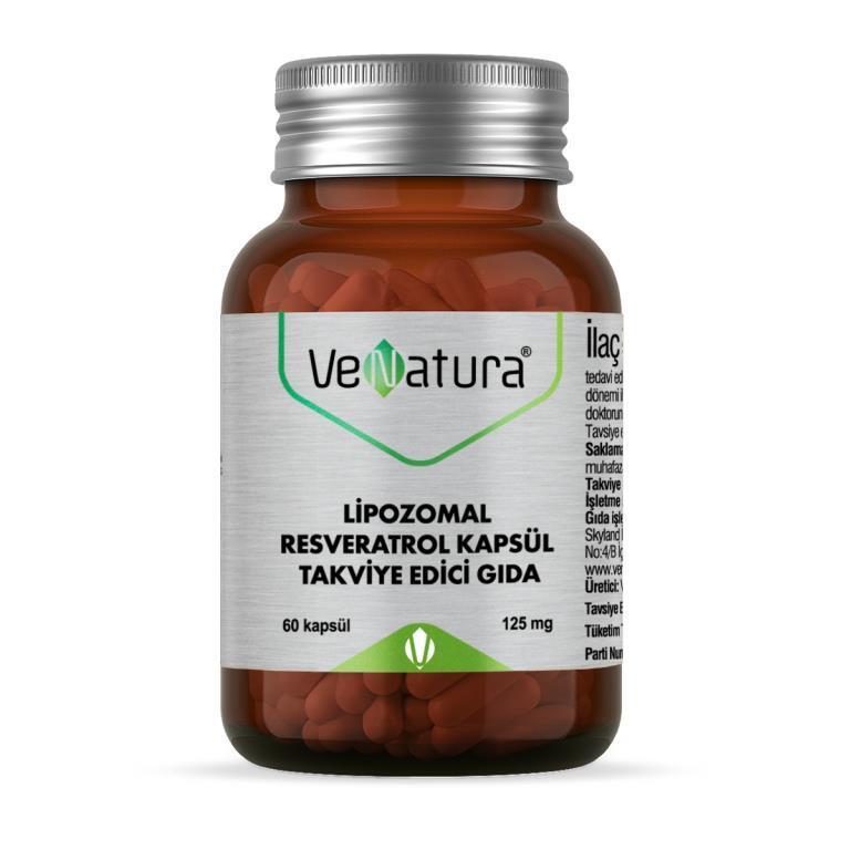 VeNatura Lipozomal Resveratrol 60 Capsules - Antioxidant - Vitamin & Supplement