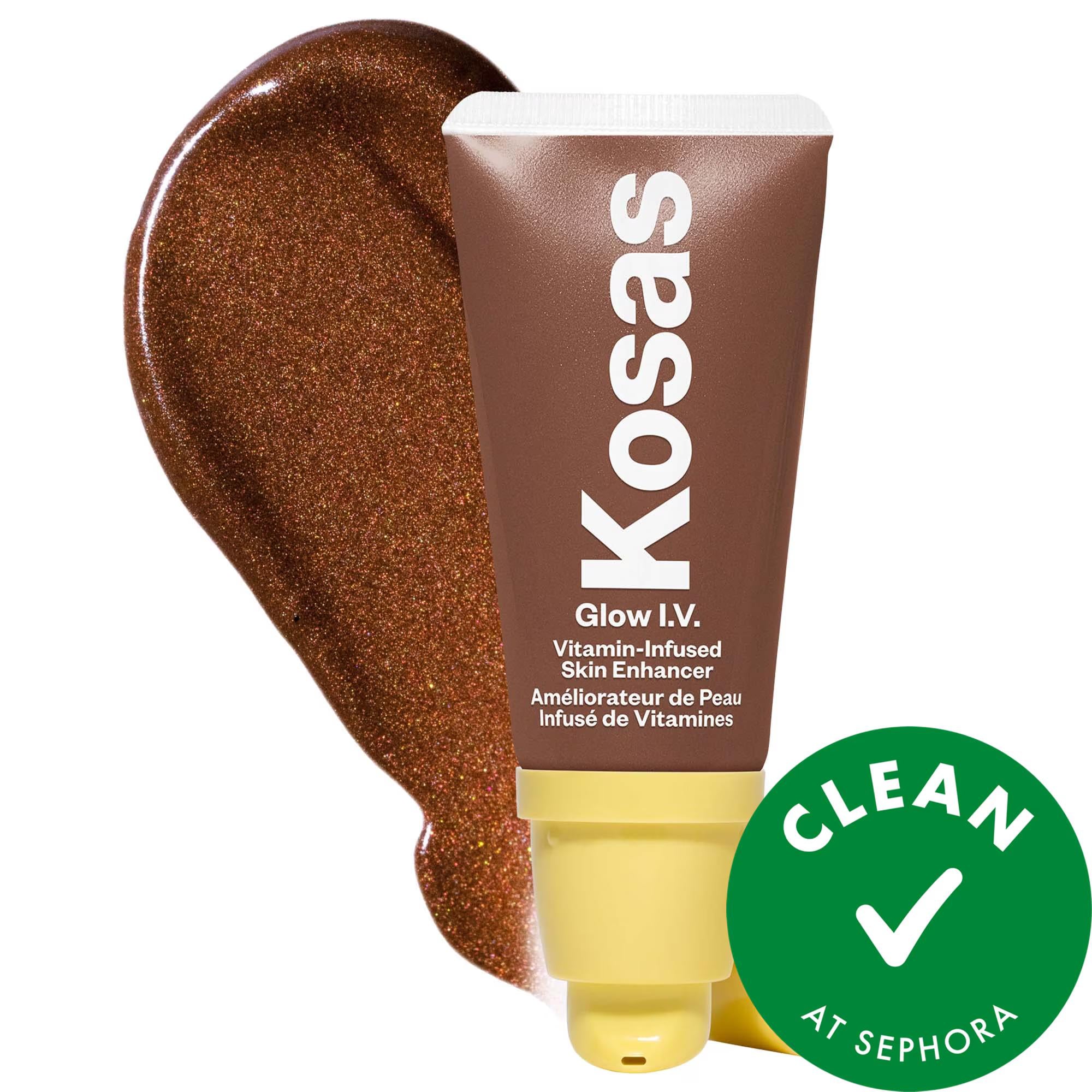 Glow I.V. Vitamin-Infused Skin Illuminating Enhancer - Natural Glow, Hydration & Radiant Finish Glow I.V. Vitamin-Infused Enhancer for Natural Glow & Hydration Skin Illuminating Enhancer, Vitamin-Infused Skincare, Natural Glow Enhancer, Liquid Highlighter, Vegan Skincare Product, Hypoallergenic Skincare, Non-Acnegenic Skincare, Gluten-Free Cosmetics, Cruelty-Free Beauty Product, Dermatologist Tested Skincare, Radiant Finish, Hydrating Skincare, Clean Beauty, Natural Skincare, Sensitive Skin Friendly