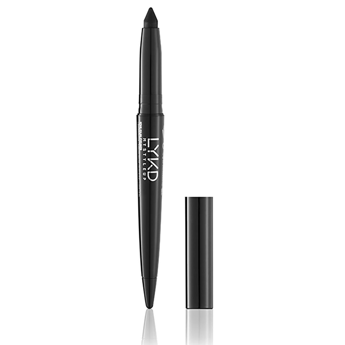 lykd kohl kajal eyeliner 100 black packaging, applying lykd kohl kajal eyeliner, lykd kohl kajal eyeliner swatch LYKD Kohl Kajal Eyeliner 100 Black - Smooth Application for Makeup Enthusiasts | 0.12 fl oz LYKD Kohl Kajal Eyeliner 100 Black eyeliner, kohl-kajal, makeup-enthusiasts, black-eyeliner, beauty, women, eye-makeup, makeup-tools, cosmetics, ai-generated