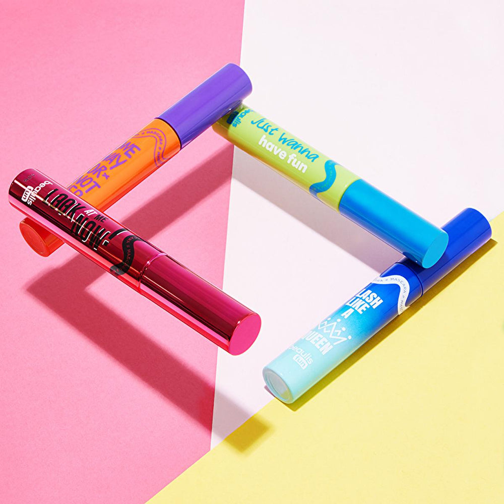 Beaulis Fun Just Wanna Have Fun Mascara - Volumizing, Curling, Intense Black, Long-Lasting - view 4