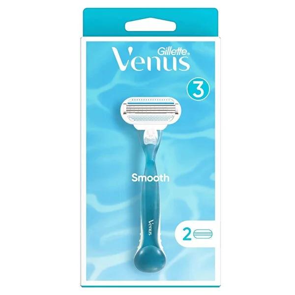 Gillette Venus Women's Razor with 1 Refill Blade - Smooth Shaving for Women Gillette Venus Women's Razor - Smooth Shaving women's razor, Gillette Venus, razor blades, shaving kit for women, female shaving razor, smooth shaving, comfortable shaving, close shave, moisturizing strip, aloe vera, color indicator strip, skin protection, Venus razors