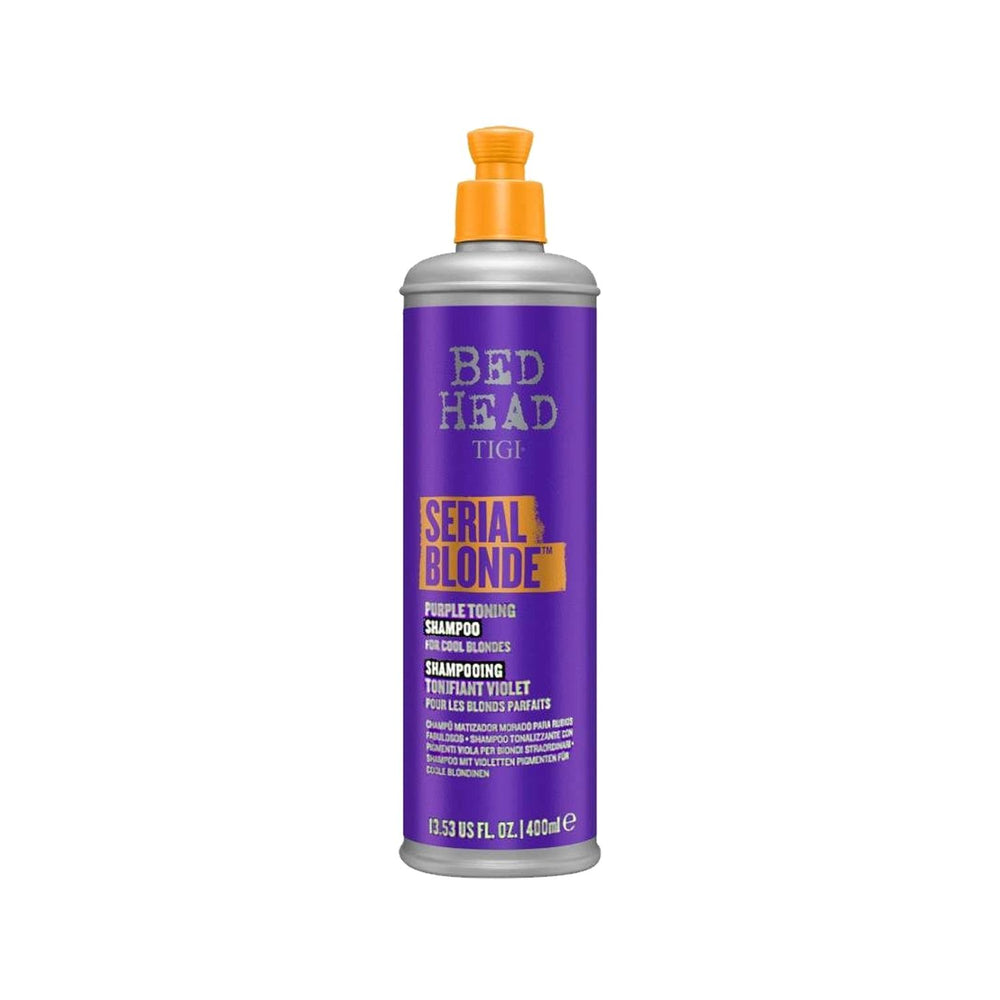 Tigi Bed Head Serial Blond Purple Shampoo for Blonde Hair - Neutralizes Brassy Tones, Maintains Vibrant Color - Shampoo