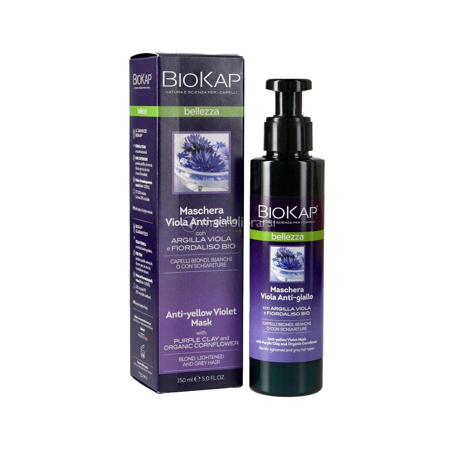 Biokap Bellezza Anti-Yellowing Purple Face Mask - 150ml, Even Skin Tone & Anti-Aging Benefits Biokap Bellezza Anti-Yellowing Face Mask - Even Skin Tone Biokap Bellezza, Anti-Yellowing Face Mask, Purple Face Mask, Skincare Products, Facial Care, Anti-Aging, Skincare Routine, Beauty Products, Face Masks, Even Skin Tone, Antioxidant Benefits, Facial Skincare