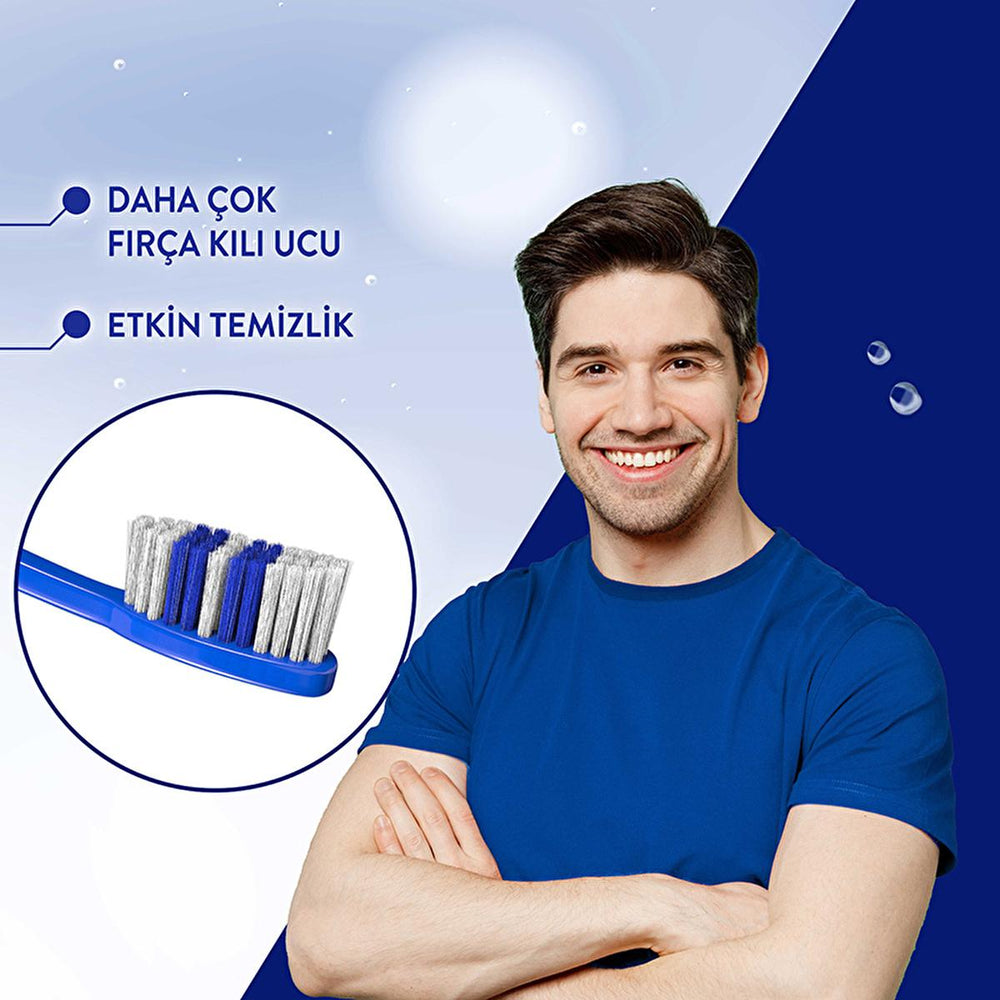 Signal Soft Bristle Manual Toothbrush - Gentle Oral Care, Ergonomic Design for Effective Teeth Cleaning - view 4