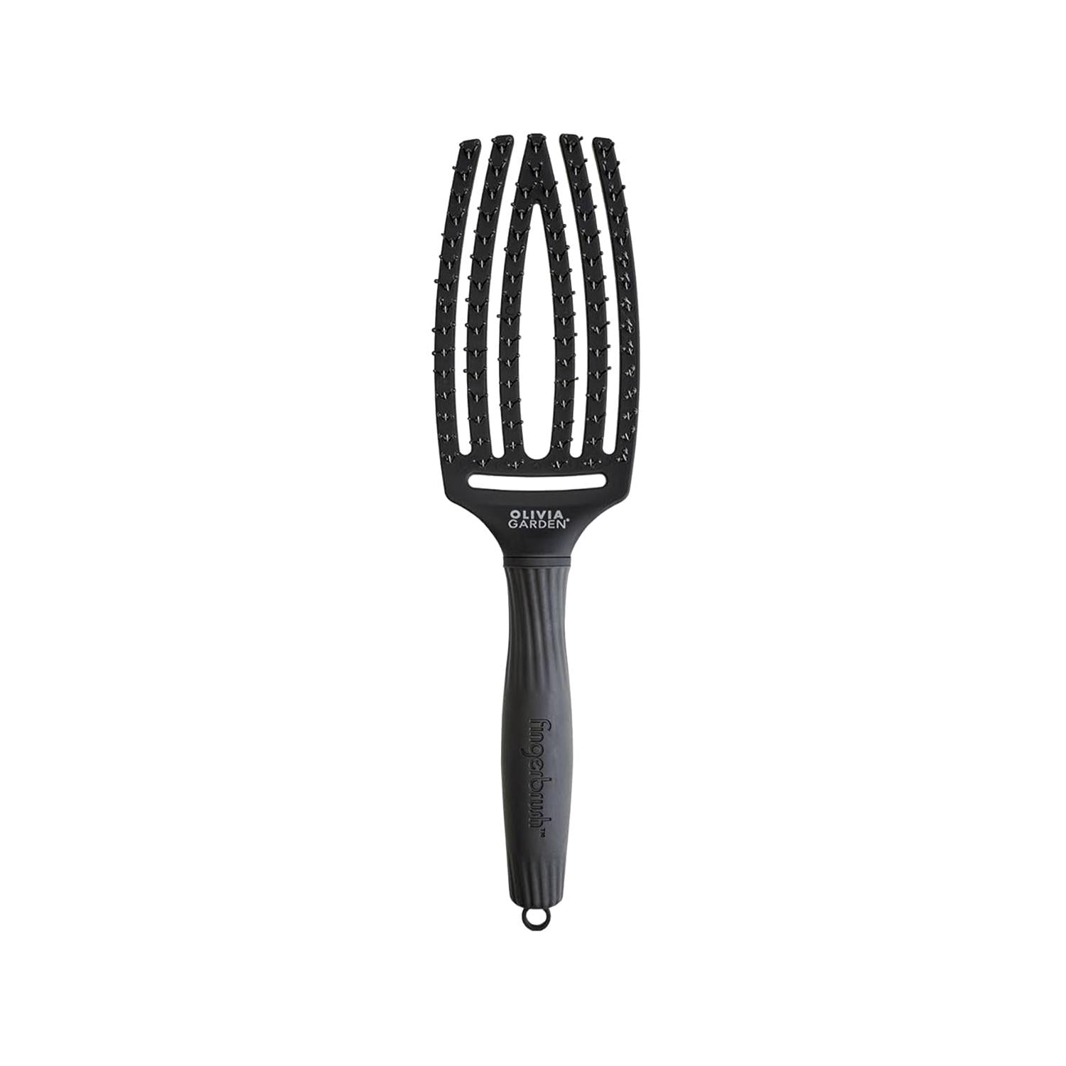 Olivia Garden Fingerbrush Care Iconic Double Bristles Black M - Gentle Oral Care for Kids & Adults Olivia Garden Fingerbrush - Gentle Oral Care Fingerbrush, Oral Care, Double Bristles, Black, M Size, Olivia Garden, Gentle Oral Care, Kids Oral Care, Sensitive Gums, Dental Hygiene, Oral Hygiene Tools, Children's Oral Health, Sensitive Teeth Care