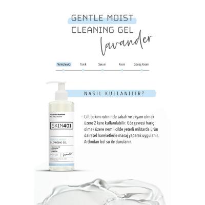 Skin401 Gentle Moisturizing Facial Cleansing Gel - Vegan, Cruelty-Free, Hyaluronic Acid & Provitamin B5 - 6.76 fl oz - view 3