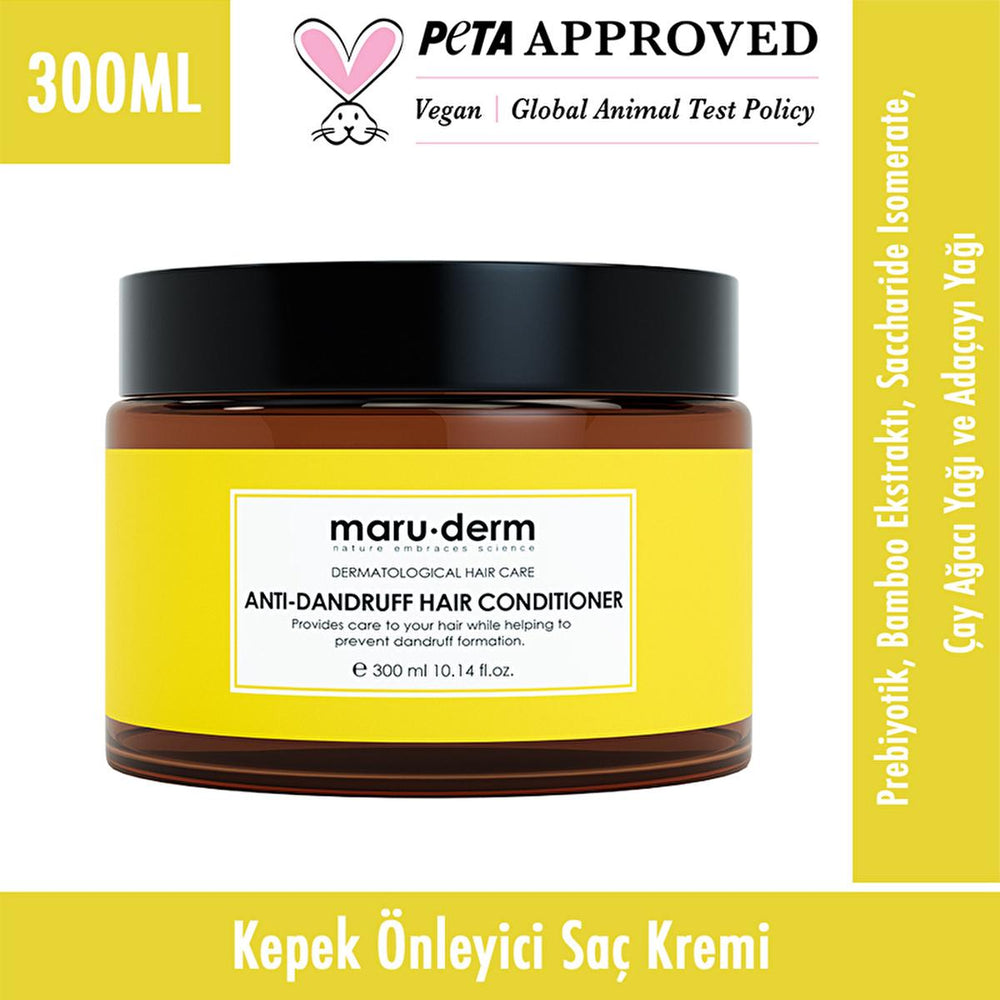 Maruderm Anti-Dandruff Hair Cream 300ml - Nourishing Tea Tree Oil for Scalp Care - view 4