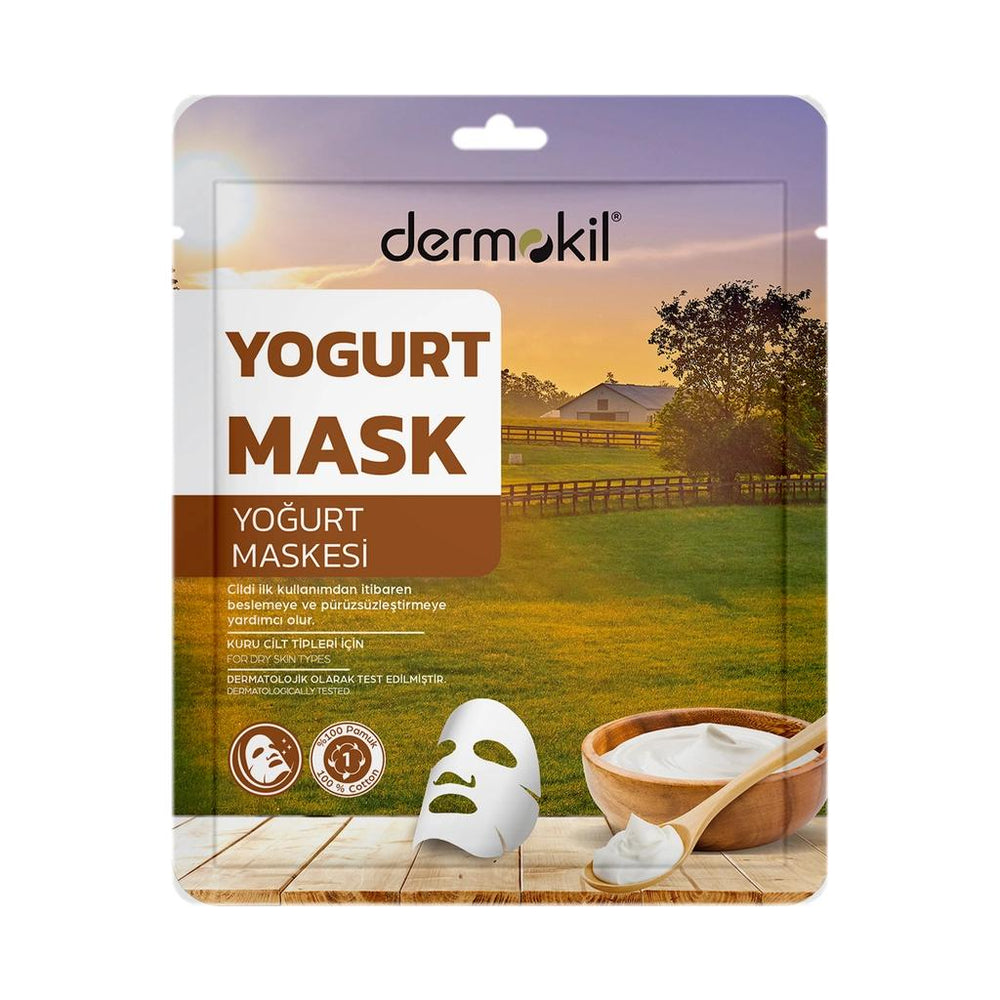 Dermokil Yogurt Sheet Mask for Dry Skin 20g
