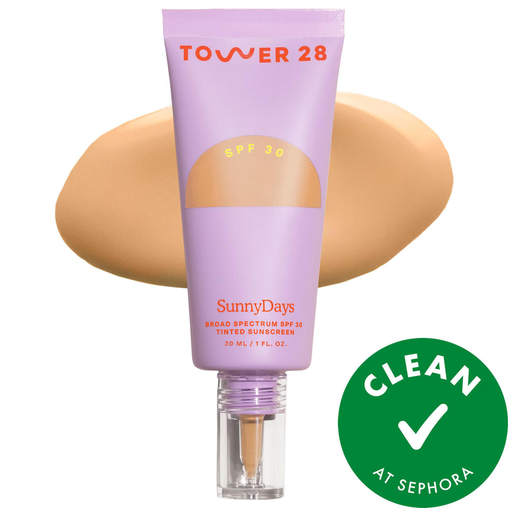 SunnyDays SPF 30 Tinted Sunscreen Foundation - Natural Finish, Vegan & Cruelty-Free Makeup for Sensitive Skin SunnyDays SPF 30 Tinted Foundation - Natural & Vegan tinted sunscreen foundation, natural finish foundation, SPF 30 sunscreen, vegan cosmetics, gluten-free beauty products, cruelty-free makeup, sensitive skin sunscreen, non-comedogenic foundation, mineral sunscreen, clean beauty, everyday makeup, sun protection, ethical beauty products