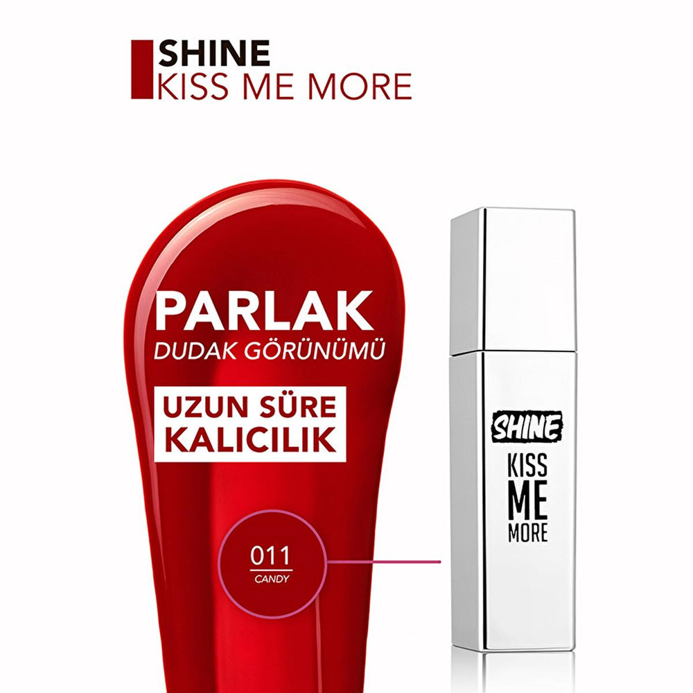 Flormar Shine Kiss Me More Liquid Lipstick - Long-Lasting Moisturizing Lip Color with Shiny Finish - view 5