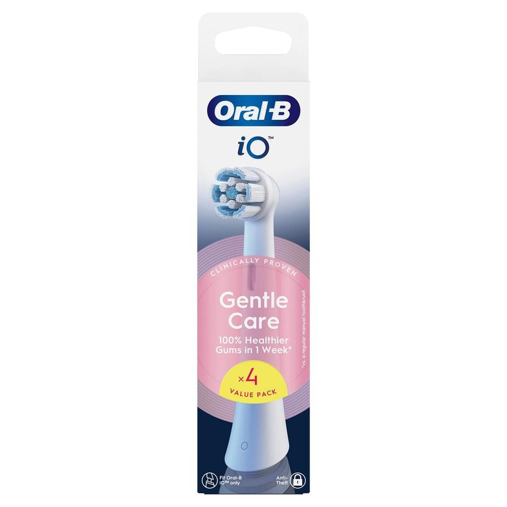 Oral-B iO Gentle Care Replacement Brush Heads 4 Count