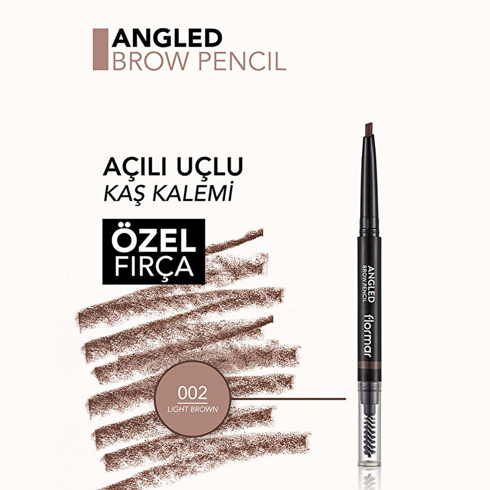 Flormar Light Brown Angled Eyebrow Pencil: Define & Shape Brows for a Natural, Smudge-Proof Look All Day Flormar Light Brown Eyebrow Pencil: Natural & Defined Brows eyebrow pencil, brow pencil, angled eyebrow pencil, eyebrow definer, natural eyebrow look, smudge proof eyebrow pencil, retractable eyebrow pencil, light brown eyebrow pencil, eyebrow makeup, brow shaping pencil, makeup, cosmetics, brow definition, brow shaping, natural brows, long-lasting eyebrow pencil, angled tip, spoolie brush, soft texture,