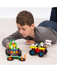 Plus Plus Go Monster Trucks 600 Piece Construction Toy Set - Enhances Creativity & Fine Motor Skills for Kids Plus Plus Go Monster Trucks 600 Piece Toy Set - Kids Building Blocks construction toy, building set for kids, monster truck toy, educational toy, creative play set, 600-piece puzzle set, Plus Plus, building blocks, kids toys, educational toys, monster trucks, creativity toys