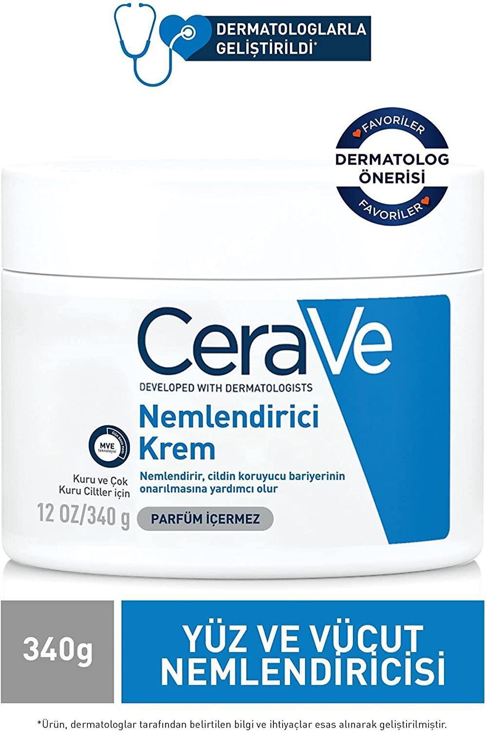 CeraVe Moisturizing Cream 340g - Hyaluronic Acid &amp; Ceramide Rich, Fragrance-Free for Dry &amp; Sensitive Skin CeraVe Moisturizing Cream - Best for Dry &amp; Sensitive Skin CeraVe Moisturizing Cream, fragrance-free moisturizer, dry skin relief, ceramide moisturizer, hyaluronic acid skincare, sensitive skin products, non-greasy moisturizer, long-lasting hydration, skin barrier repair, gentle skincare, children&#39;s skincare, dry skin solution, hydrating cream