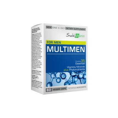 Suda Vitamin Multimen 60 Bitkisel Kapsül - Comprehensive Multivitamin Supplement for Men's Health Suda Vitamin Multimen - Men's Multivitamin Supplement multivitamin for men, herbal supplement, dietary supplement, men's health, vitamin and mineral blend, health and wellness, nutritional supplement, energy booster, Suda Vitamin, Multimen, 60 Bitkisel Kapsül