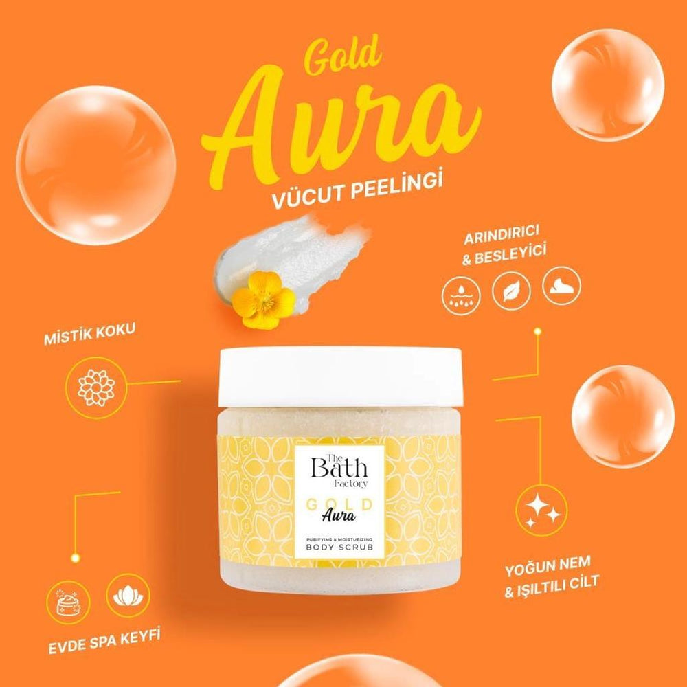 The Bath Factory Gold Aura Body Scrub 300g