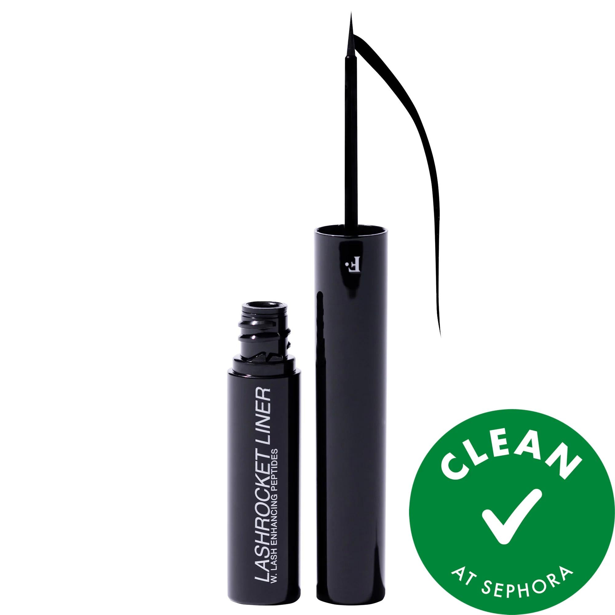 Lashrocket Vegan Liquid Liner with Lash Enhancing Peptides - Smudge-Proof, Long-Lasting Eyeliner for Sensitive Eyes Lashrocket Vegan Liquid Liner - Long-Lasting &amp; Lash Enhancing vegan eyeliner, lash enhancing eyeliner, cruelty-free liquid liner, long-lasting eyeliner, smudge-proof eyeliner, ophthalmologist tested cosmetics, vegan cosmetics, cruelty-free cosmetics, liquid eyeliner, eye makeup, makeup for sensitive eyes, lash care, beauty products for women, cosmetics