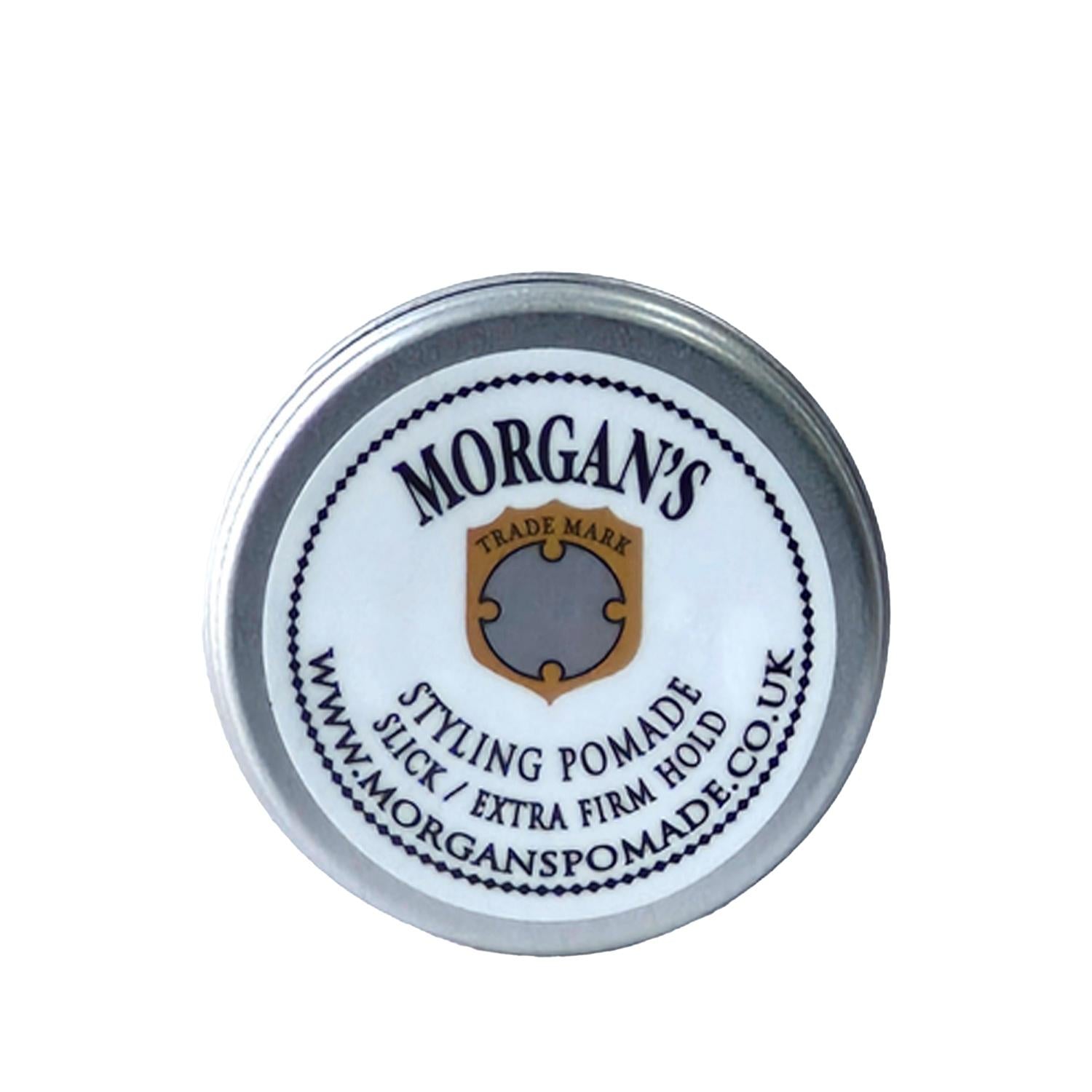 Morgan's Extra Firm Hold Hair Pomade with Vanilla & Honey Fragrance - 15g Morgan's Extra Firm Hold Pomade 15g - Strong Hold & Vanilla Honey Scent Hair Pomade, Extra Firm Hold Pomade, Scented Hair Products, Vanilla & Honey Fragrance, Morgan's Pomade, Men's Grooming, Hair Styling Products, Fragrant Hair Care, Grooming Essentials