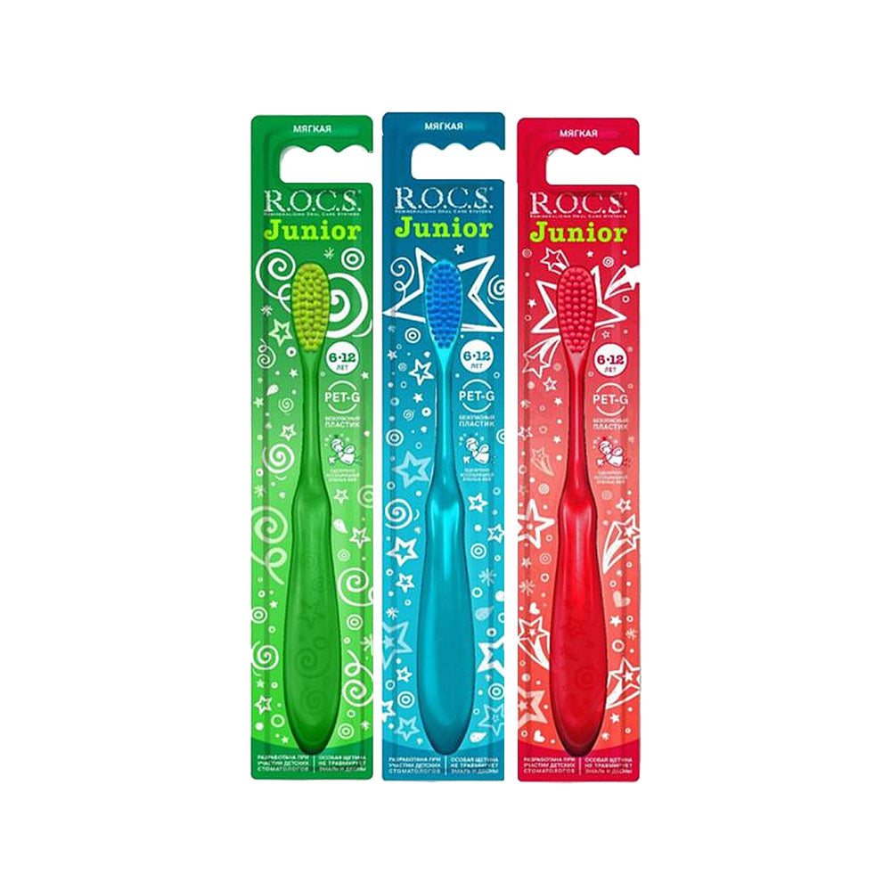 Rocs Junior Children's Toothbrush for Kids Aged 6-12 - Promotes Good Oral Hygiene, Effective Cleaning & Durable Rocs Junior Toothbrush for Kids 6-12: Healthy Smile Starts Here children's toothbrush, kids toothbrush, junior toothbrush, Rocs Junior, children's oral hygiene, oral hygiene for kids, kids dental care, children's dental health, toothbrush for kids aged 6-12, effective cleaning toothbrush, durable toothbrush, promotes good oral hygiene