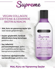 Morfose Supreme Hair Shampoo - Nourishing Formula for Dry, Damaged Hair - Biotin & Vegan Collagen - Strengthens, Moisturizes & Adds Shine (10.14 fl oz) Morfose Shampoo: Repair Dry, Damaged Hair - Biotin & Vegan Collagen hair shampoo, dry hair shampoo, damaged hair shampoo, vegan collagen shampoo, biotin shampoo, hair strengthening shampoo, hair breakage treatment, hair moisturizing shampoo, shampoo for shiny hair, nourishing hair shampoo, dry hair, damaged hair, vegan collagen, biotin, hair strengthening, b