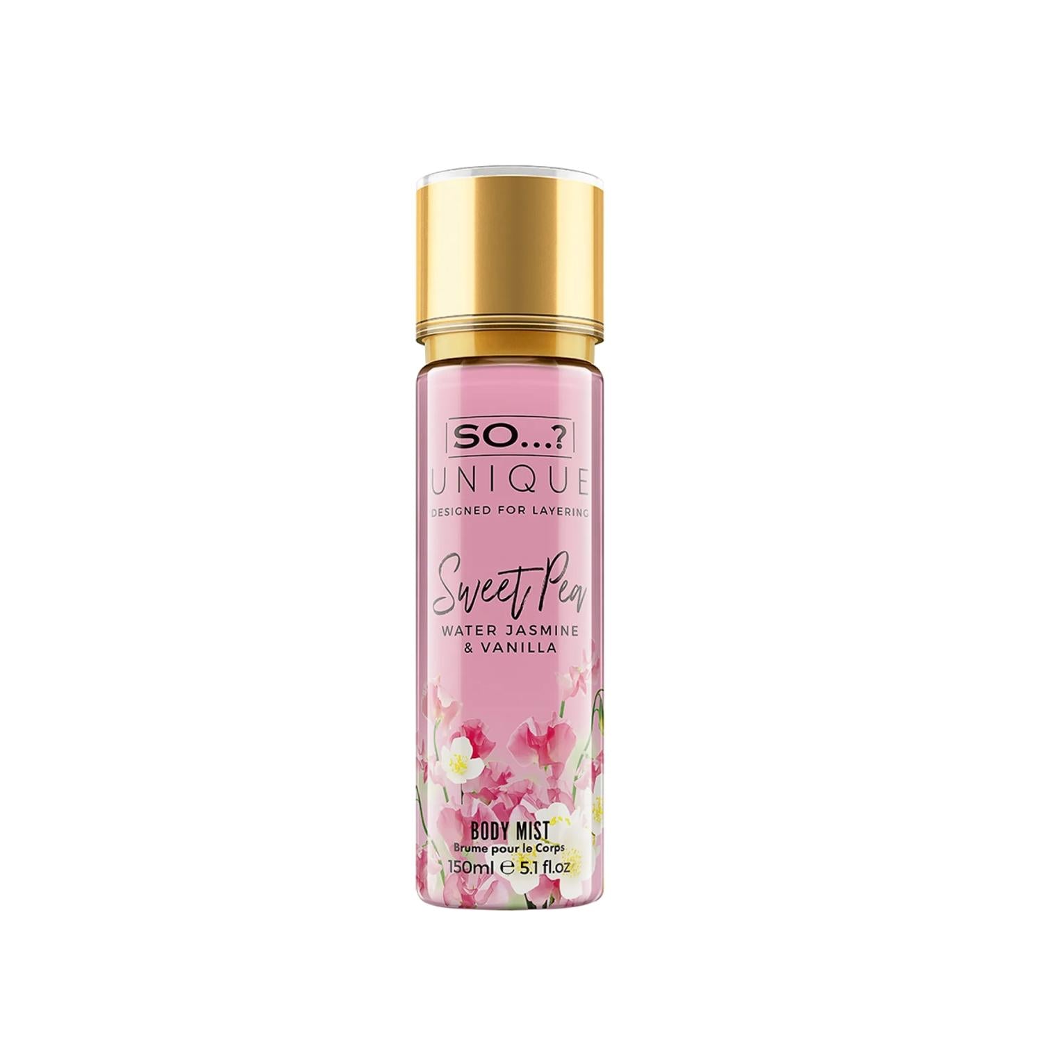 So…? Unique Sweet Pea Body Spray 150ml - Pleasant Fragrance for Daily Use So…? Sweet Pea Body Spray - Unique Fragrance Body Spray, Sweet Pea Fragrance, Unique Scent, Personal Hygiene, Promotional Offer, Fragrances, Perfumes, Daily Hygiene, Refreshing Scents, Pleasant Fragrance, Confidence Boost, Personal Care, Hygiene Products, Cosmetics, Beauty Essentials