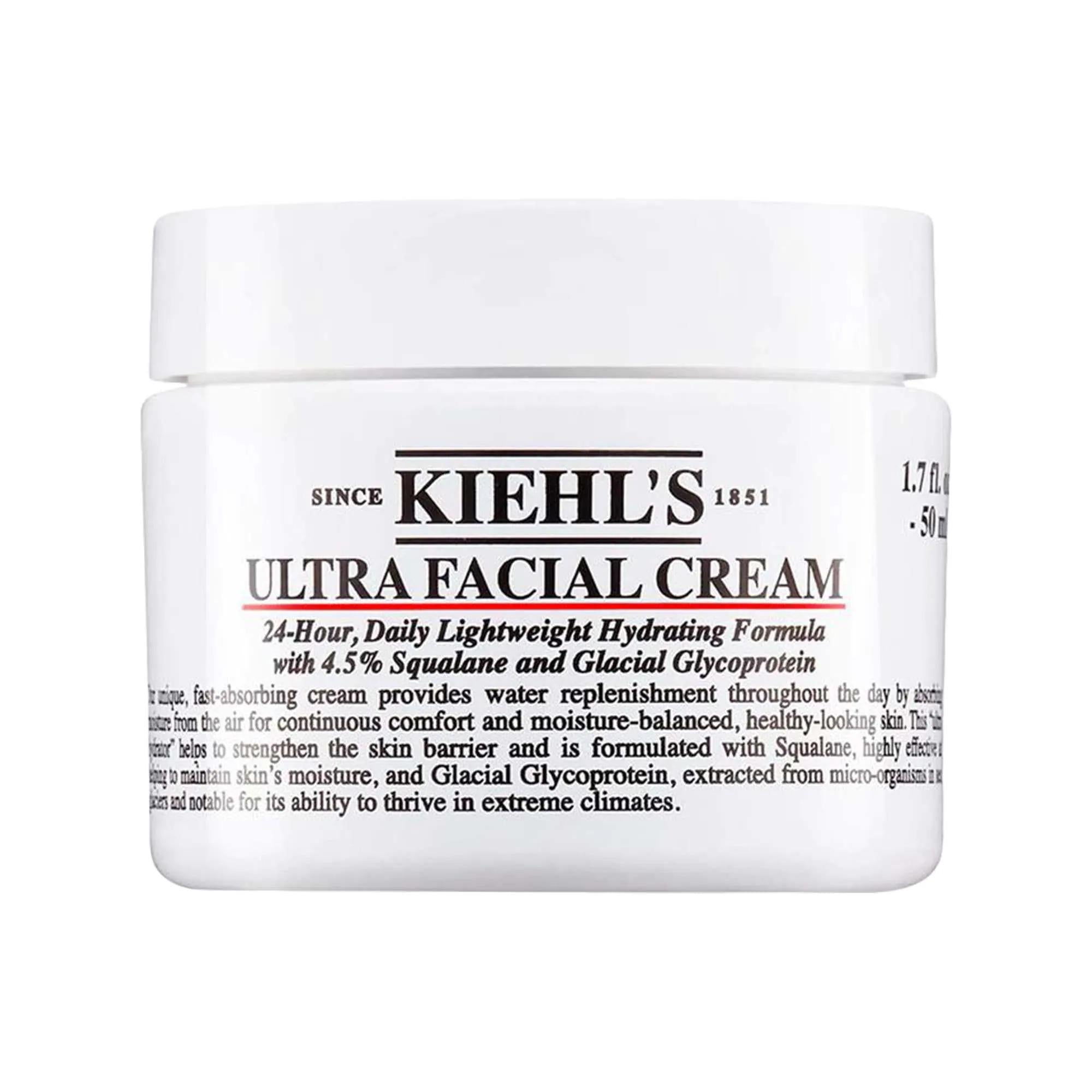 Kiehl's Ultra Facial Refillable Moisturizing Cream - Long-Lasting Hydration, Non-Greasy, Paraben-Free Kiehl's Ultra Facial Moisturizing Cream - 72hr Hydration facial moisturizer, squalane cream, long-lasting hydration, non-greasy moisturizer, paraben-free skincare, Kiehl's, Ultra Facial Refillable Moisturizing Cream, dry skin solution, dull skin remedy, sensitive skin friendly, 72-hour hydration, skincare essentials, moisturizing cream, facial cream, Kiehl's skincare, best moisturizer for dry skin, non-grea