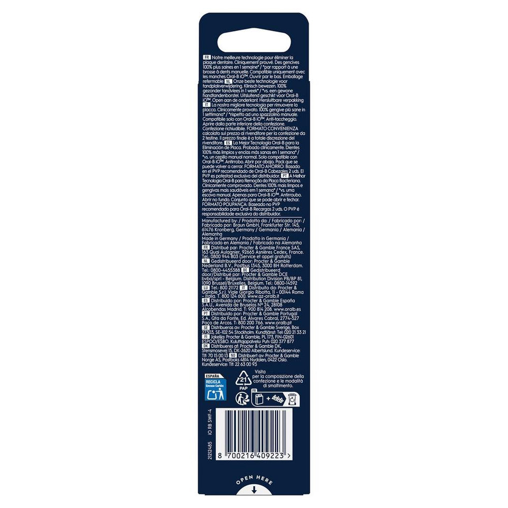 Oral-B iO Gentle Care Replacement Brush Heads 4 Count