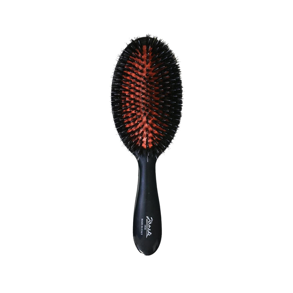 Janeke Black Hair Brush SP23M NER for Gentle Detangling