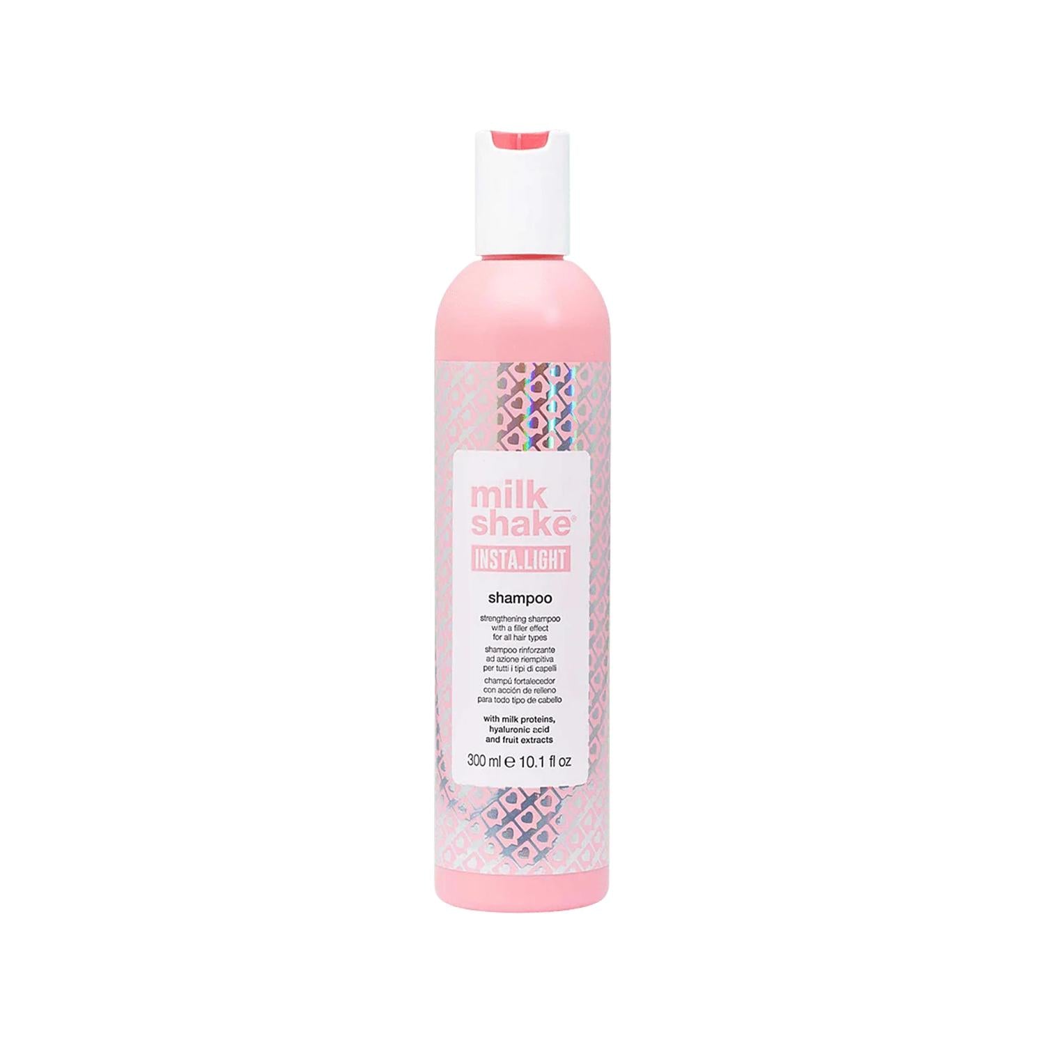 milk_shake Insta.light Strengthening Shampoo for Hair Care - 300ml milk_shake Insta.light Strengthening Shampoo - 300ml milk_shake shampoo, strengthening shampoo, hair care products, Insta.light shampoo, Güçlendirici Şampuan, hair strengthening, hair care routine, healthy hair, hair loss solution, milk_shake Insta.light, 300ml shampoo, hair care for women, hair care for men, strengthening hair care