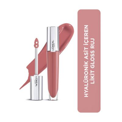 Loreal Paris Brilliant Signature Plamp in Gloss Ruj - 412 Heighten - Hyaluronic Acid Lip Gloss for Moisturizing & Plumping Loreal Paris Hyaluronic Acid Lip Gloss - Moisturizing & Plumping Loreal Paris Lip Gloss, Hyaluronic Acid Lip Care, Moisturizing Lip Gloss, Non-Sticky Lip Gloss, Plumping Lip Gloss, Lip Care, Cosmetics, Beauty Products, Hyaluronic Acid, Collagen, Moisturizing, Plumping, Non-Sticky, Lightweight, Everyday Makeup, Lip Gloss with Hyaluronic Acid, Loreal Paris Brilliant Signature, Lip Care Ro