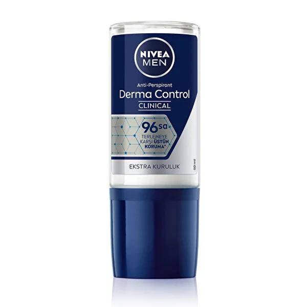 Nivea Men Derma Control Anti-Perspirant Roll-On Deodorant - 96 Hour Protection, Vitamin C, Dermatologically Tested Nivea Men Derma Control Anti-Perspirant - 96 Hour Protection Nivea Men Derma Control, Anti-Perspirant Roll-On Deodorant, Long-lasting sweat protection, Men's grooming, Dermatologically tested deodorant, Vitamin C, 0% Alcohol, DermaDry Technology, Men's personal care, Anti-perspirant deodorant, Roll-on deodorant, Sweat protection, Body odor protection, Freshness, Confidence, Hygiene, Sensitive s