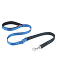 Doca Shock Absorbing Dog Leash - Comfortable Woven Fabric, Durable, Minimizes Strain, Blue Dog Leash Doca Dog Leash - Shock Absorbing & Comfortable | [Your Store] dog leash, shock absorbing dog leash, comfortable dog leash, woven fabric dog leash, durable dog leash, handmade dog leash, small dog leash, blue dog leash, Doca dog leash, dog walking, pet supplies, dog accessories, comfortable grip, nickel-plated, rust-resistant, strain relief, pet leash, dog lead, handmade leash, woven leash, shock absorbing, c
