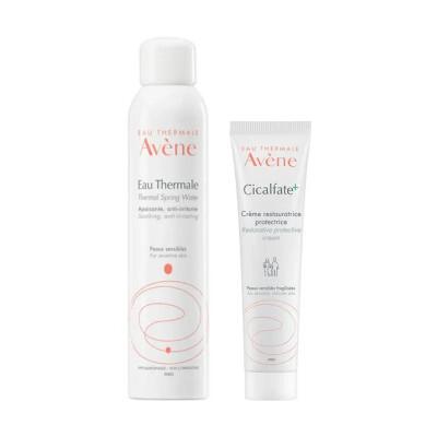 Avene Skincare Set for Sensitive Skin - Soothing & Restorative Care Avene Skincare Set for Sensitive Skin Care Avene skincare, Sensitive skin care, Soothing skincare products, Restorative skincare, Hypoallergenic skincare, Skincare set, Gentle skincare, Skincare for irritated skin, Avene Thermal Water, Avene Cicalfate+ Restorative Protective Cream