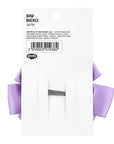 Eklips Purple Satin Bow Hair Clip Elegant Ribbon Accessory