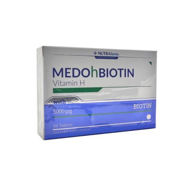Dermoskin Medohbiotin Biotin 5 mg Dietary Supplement for Hair, Skin, and Nail Health - 60 Tablets - image 2