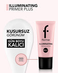 Flormar Illuminating Primer Plus - Hydrating Makeup Primer for Radiant Finish, Green Tea & Acai Extracts - view 2