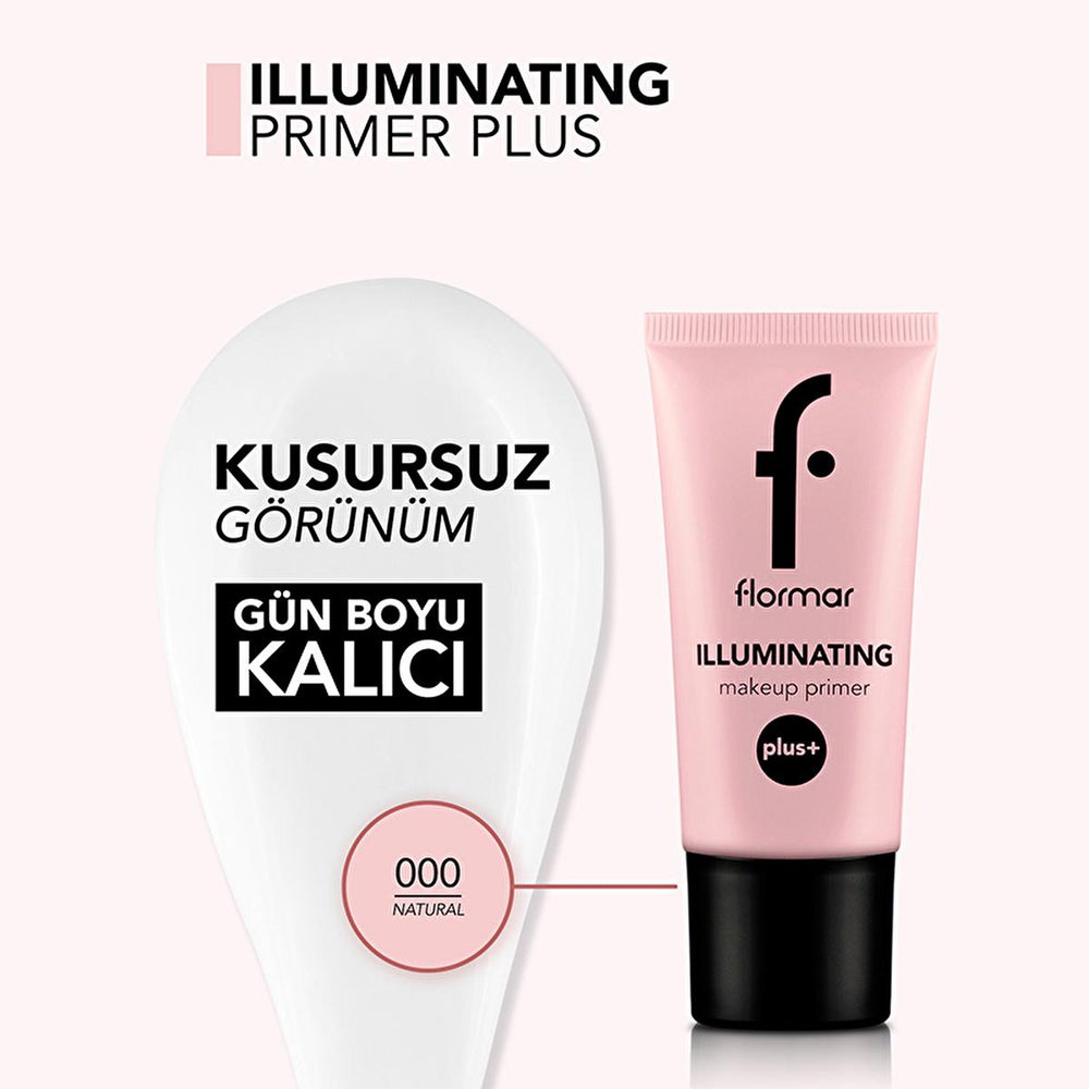 Flormar Illuminating Primer Plus - Hydrating Makeup Primer for Radiant Finish, Green Tea & Acai Extracts - view 2