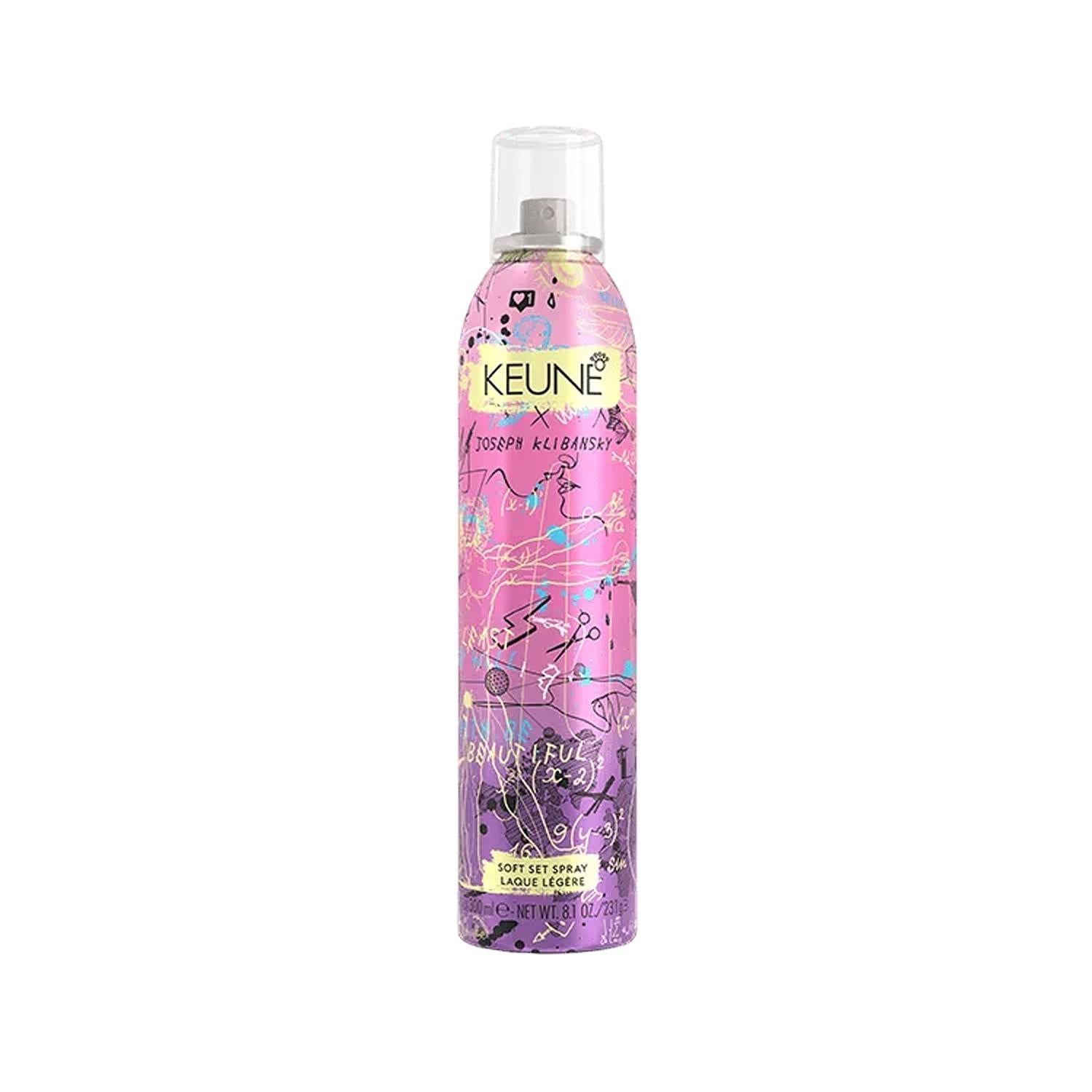 Keune Style Soft Set Hair Spray: 300ml Flexible Hold, Restylable, Workable Hair Styling Spray Keune Soft Set Hair Spray: Soft, Restylable Hold - 300ml Keune hair spray, soft hold hair spray, restylable hair spray, hair styling spray, professional hair spray, Keune Style spray, workable hair spray, flexible hold hair spray, hair spray, soft hold, restylable, styling, professional, Keune Style, workable, flexible, hair styling, hair product, beauty, personal care, women's hair, flexible hold, non-stiff, natur