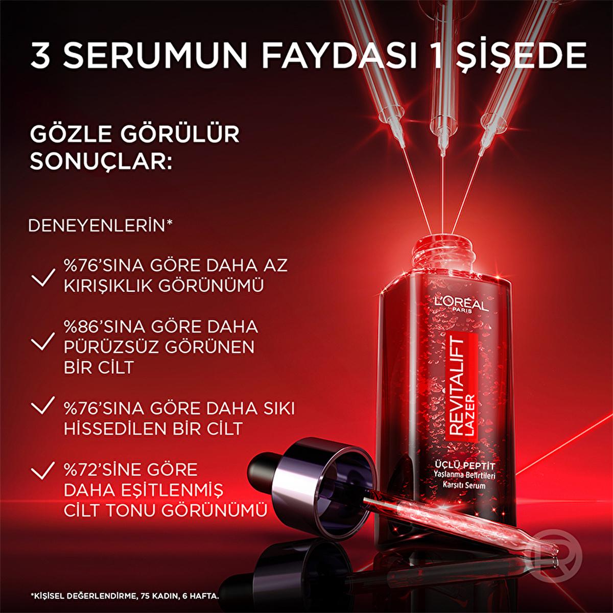 L&#39;Oreal Paris Revitalift Triple Power Anti-Aging Serum: Peptide Complex, Hyaluronic Acid &amp; Vitamin C for Wrinkle Reduction, Skin Firming &amp; Radiant Tone L&#39;Oreal Revitalift: Anti-Aging Serum - Wrinkle, Firm, Radiance anti-aging serum, wrinkle reduction, skin firming serum, hyaluronic acid serum, vitamin C serum, peptide serum, Loreal Revitalift, anti-aging skin care, uneven skin tone treatment, skin elasticity, facial serum, anti-wrinkle, skin rejuvenation, youthful skin, radiant skin, moisturizing serum, ski