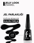 Flormar Jelly Look High-Shine Gel Effect Nail Polish 11ml